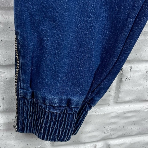 JBRAND Arkin Zip Ankle Blue Denim Jogger Jeans | 26 - Picture 7 of 12
